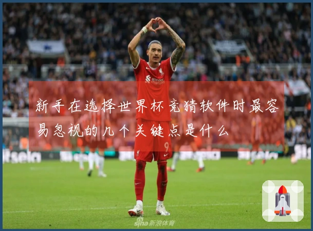 新手在选择世界杯竞猜软件时最容易忽视的几个关键点是什么